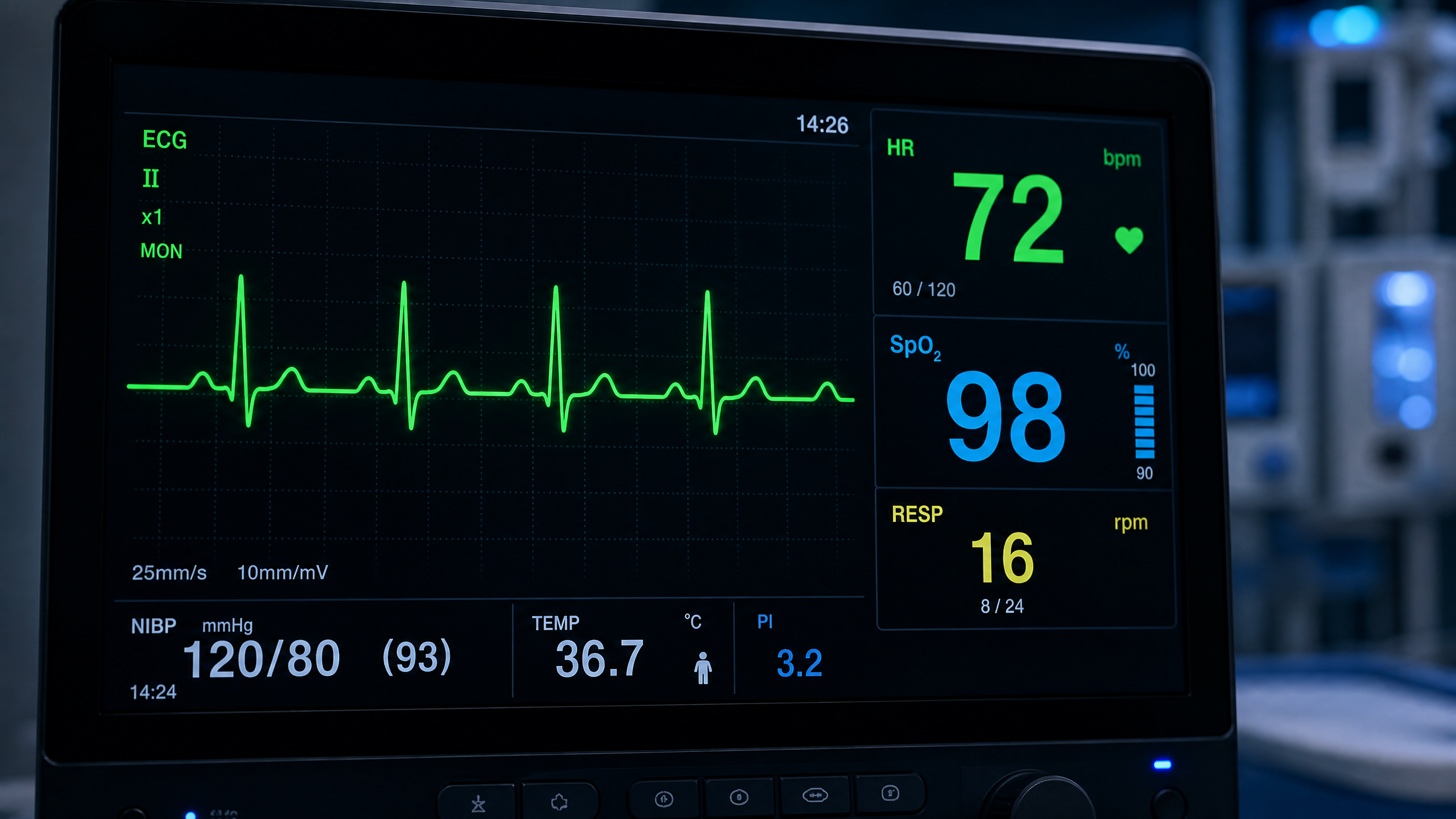 ECG Monitoring - Heart rhythm interpretation